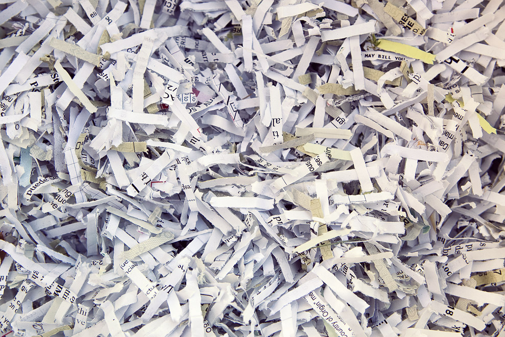 shred paper