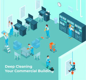 deep cleaning your commercial office building