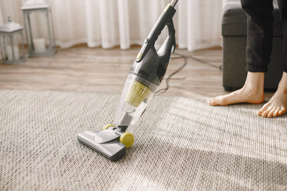 Girl Cleaning House With Vacuum Cleaner (1)