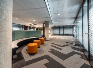 Beautiful Shot Modern Style Open Space Office Interior